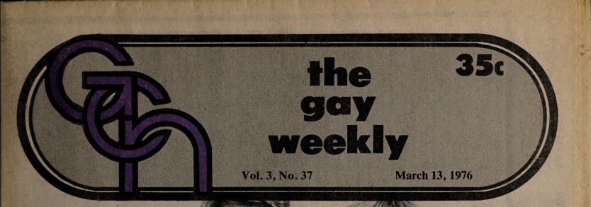 Gay Community News header