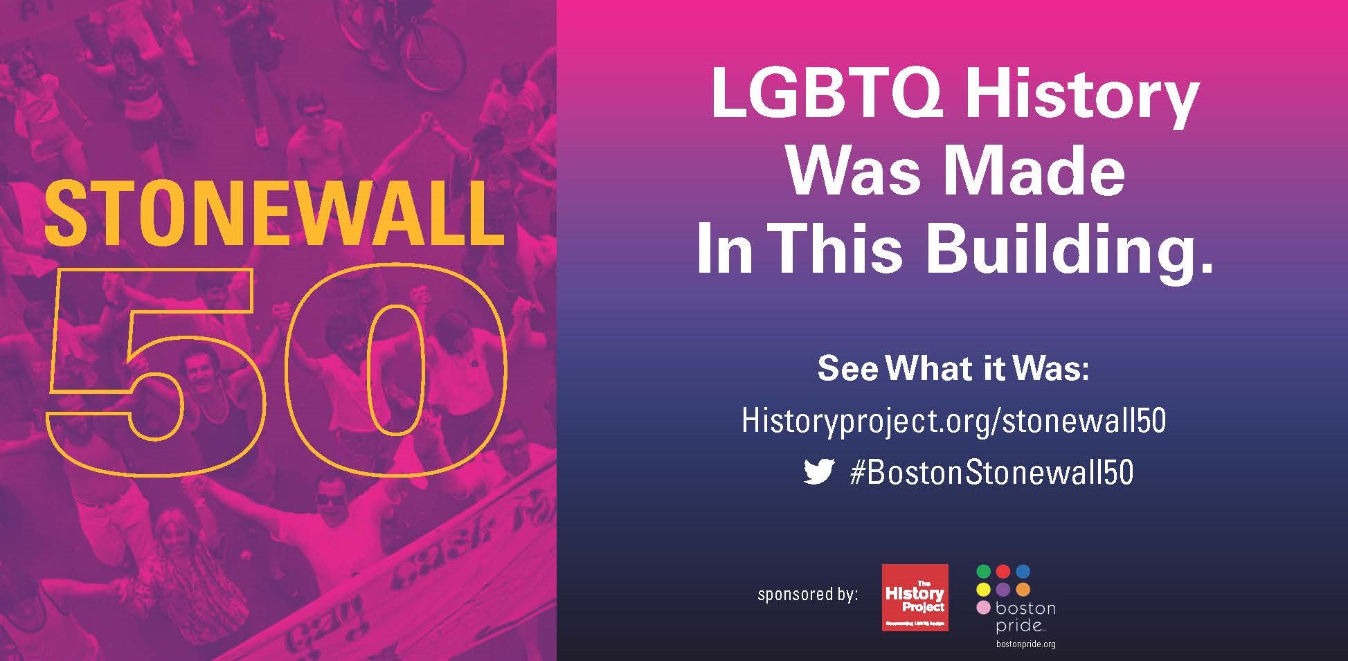 StoryMapJS Boston Stonewall 50 Commemoration Locations pic