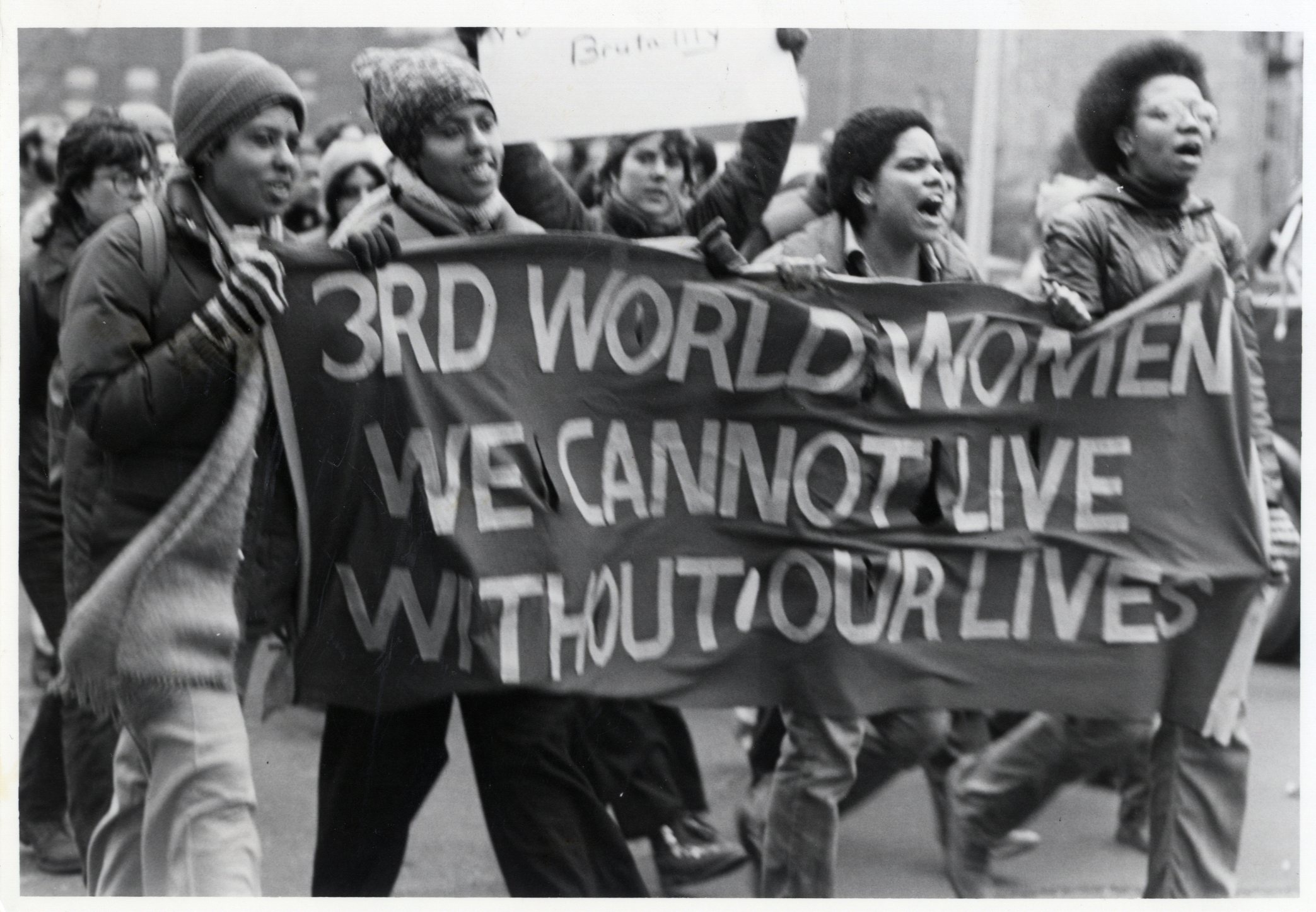 Combahee River Collective, 1980. Photo by Susan Fleischmann, Gay Community News Photograph Collection. 