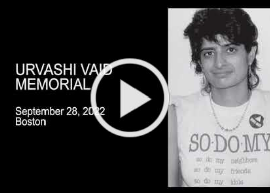 Urvashi Vaid Memorial, September 28, 2022